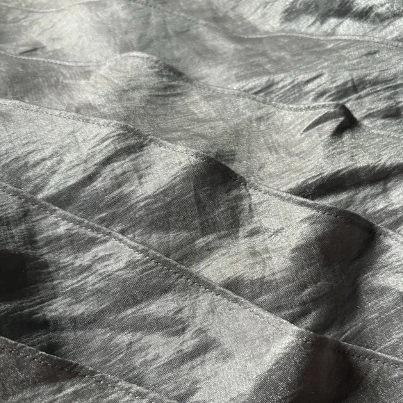 LONDON TIMES PETITES WOMENS SILVER DRESS WEDDING FORMAL SUMMER WINTER SIZE 12P - Picture 8 of 8